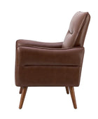 Clara Vegan Leather Armchair - Hulala Home