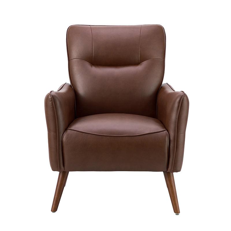 Clara Vegan Leather Armchair - Hulala Home