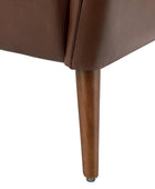 Clara Vegan Leather Armchair - Hulala Home