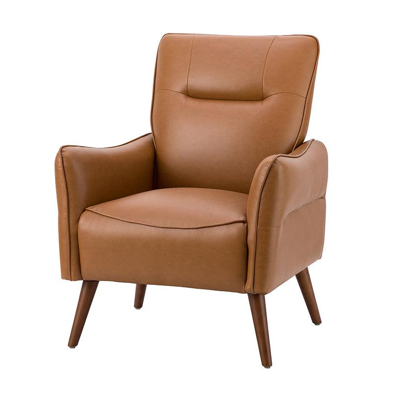 Clara Vegan Leather Armchair - Hulala Home