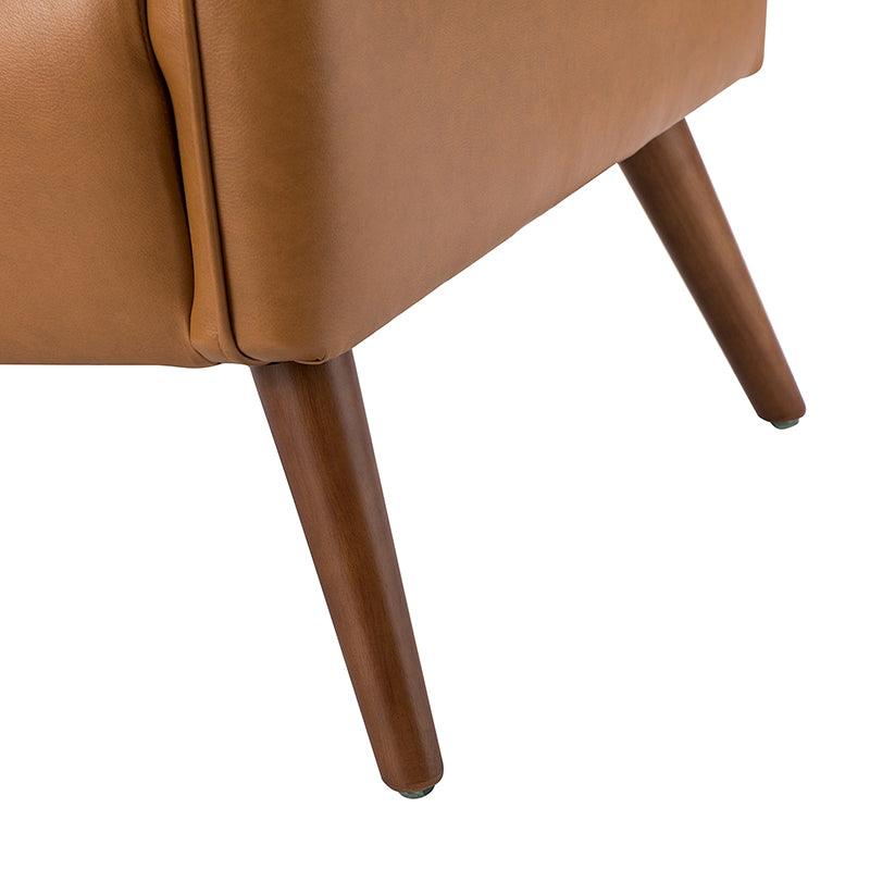 Clara Vegan Leather Armchair - Hulala Home