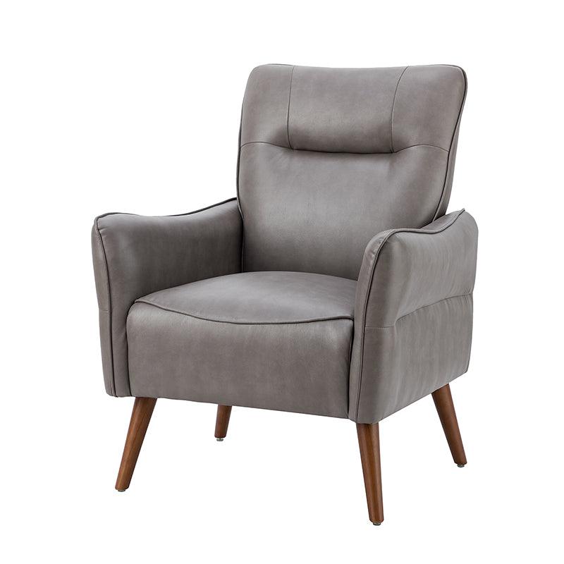 Clara Vegan Leather Armchair - Hulala Home