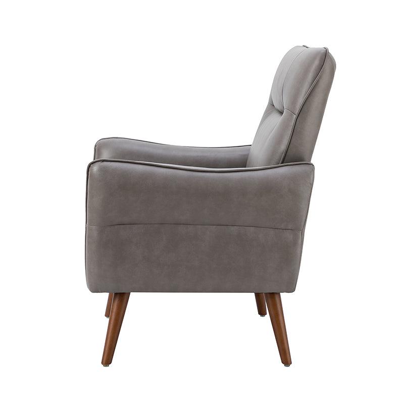 Clara Vegan Leather Armchair - Hulala Home