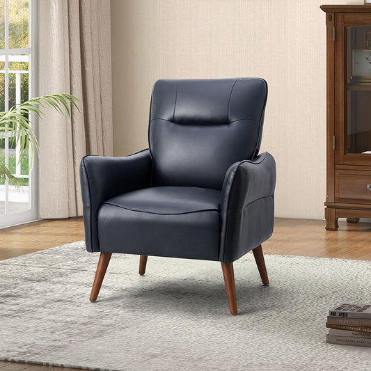 Clara Vegan Leather Armchair - Hulala Home