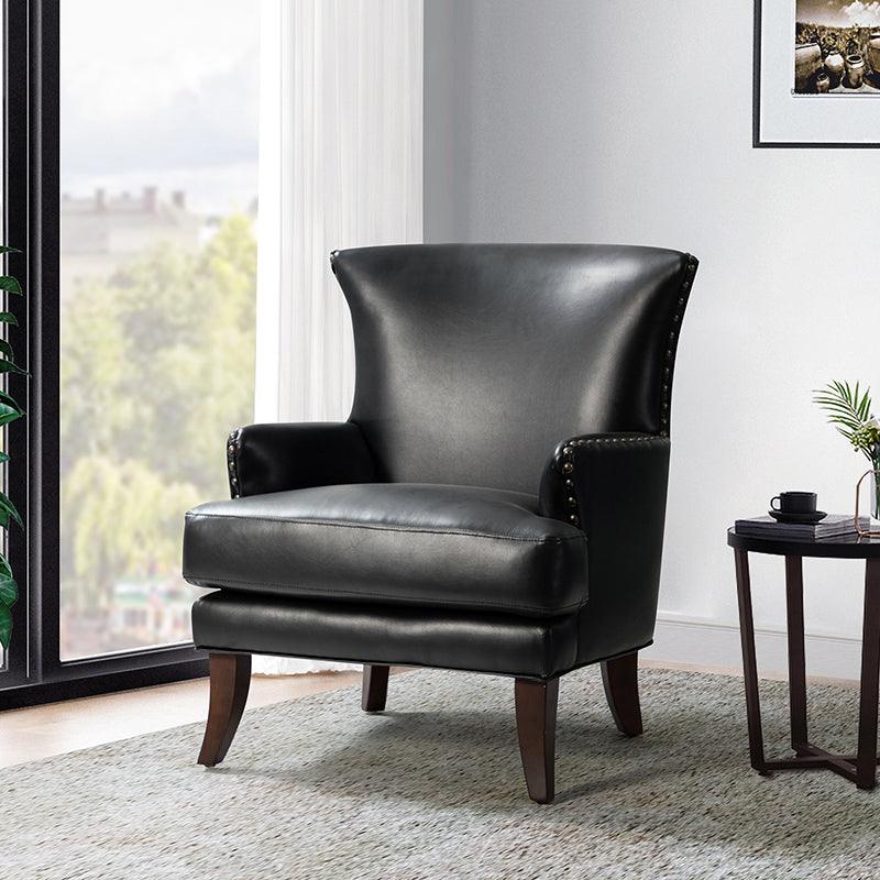 Brooklyn Vegan Leather Armchair - Hulala Home