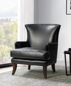 Brooklyn Vegan Leather Armchair - Hulala Home