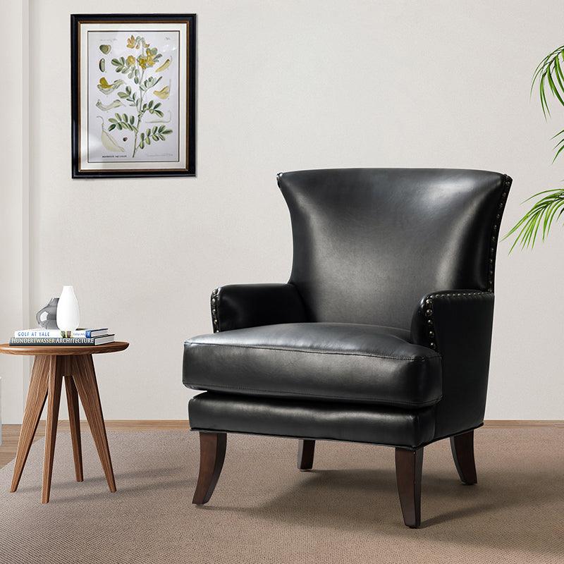 Brooklyn Vegan Leather Armchair - Hulala Home