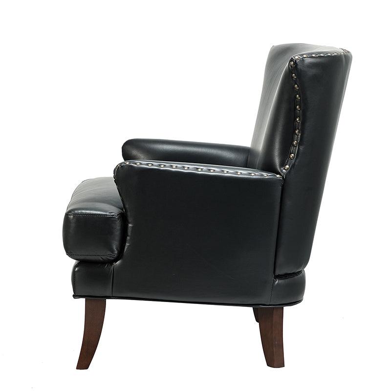 Brooklyn Vegan Leather Armchair - Hulala Home