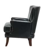 Brooklyn Vegan Leather Armchair - Hulala Home