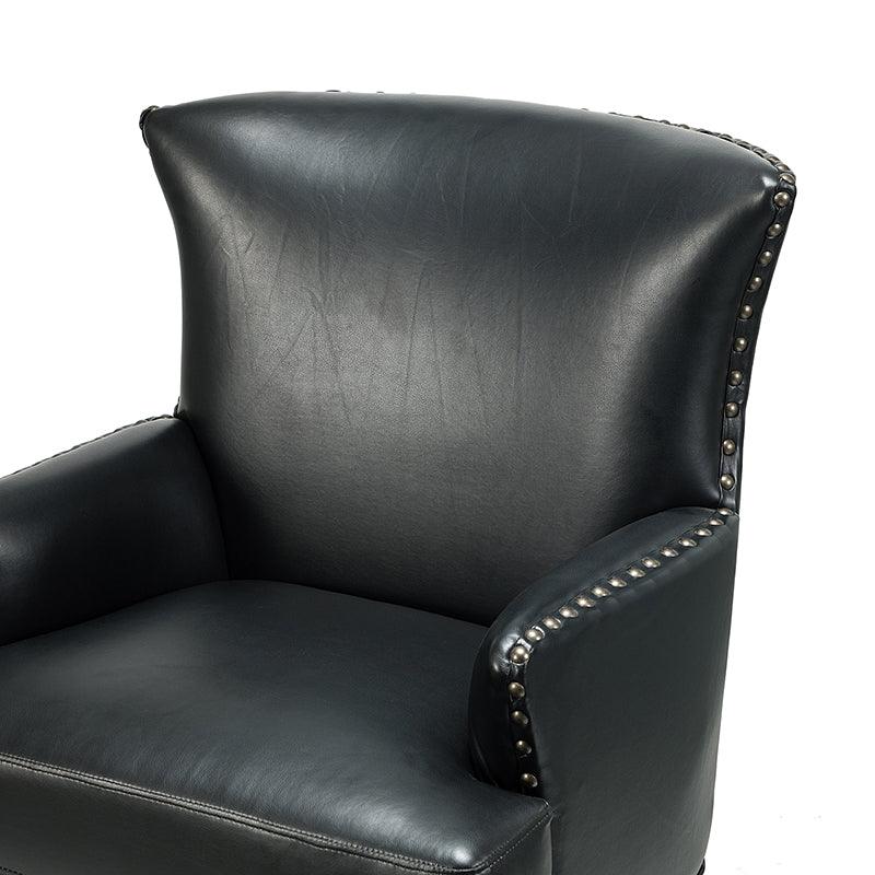 Brooklyn Vegan Leather Armchair - Hulala Home