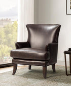 Brooklyn Vegan Leather Armchair - Hulala Home