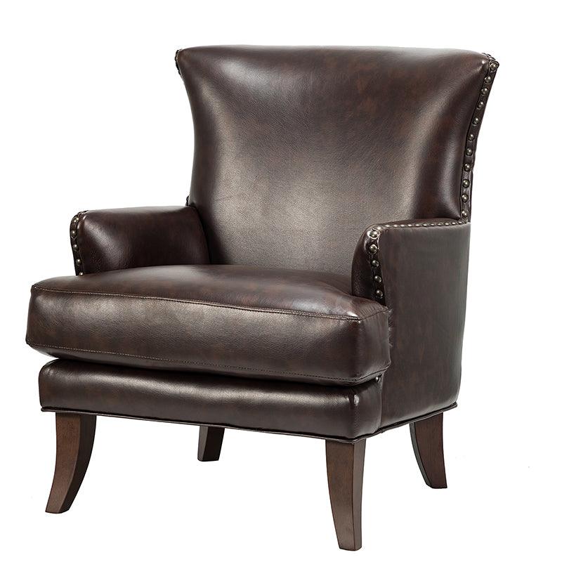 Brooklyn Vegan Leather Armchair - Hulala Home