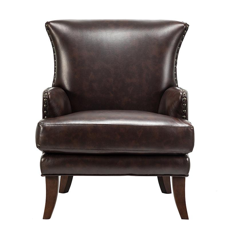 Brooklyn Vegan Leather Armchair - Hulala Home