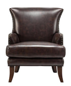 Brooklyn Vegan Leather Armchair - Hulala Home