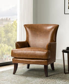 Brooklyn Vegan Leather Armchair - Hulala Home