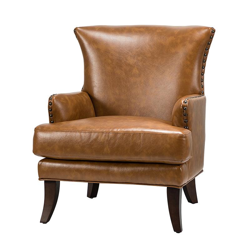 Brooklyn Vegan Leather Armchair - Hulala Home