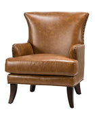 Brooklyn Vegan Leather Armchair - Hulala Home