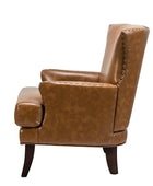 Brooklyn Vegan Leather Armchair - Hulala Home