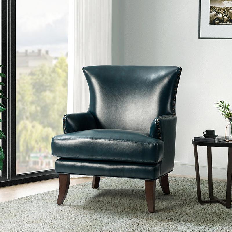 Brooklyn Vegan Leather Armchair - Hulala Home