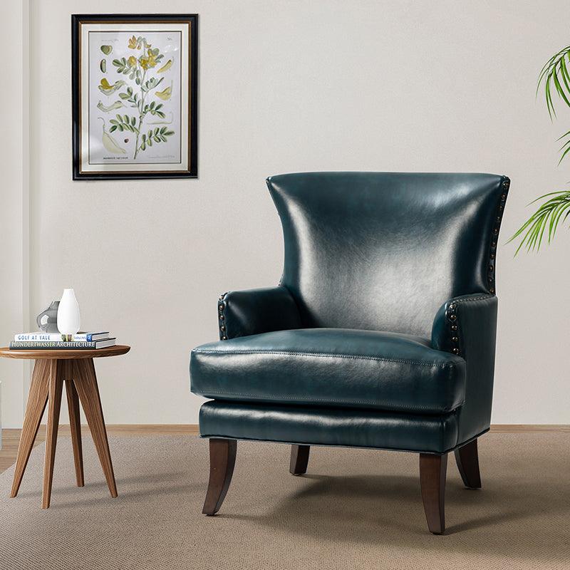 Brooklyn Vegan Leather Armchair - Hulala Home