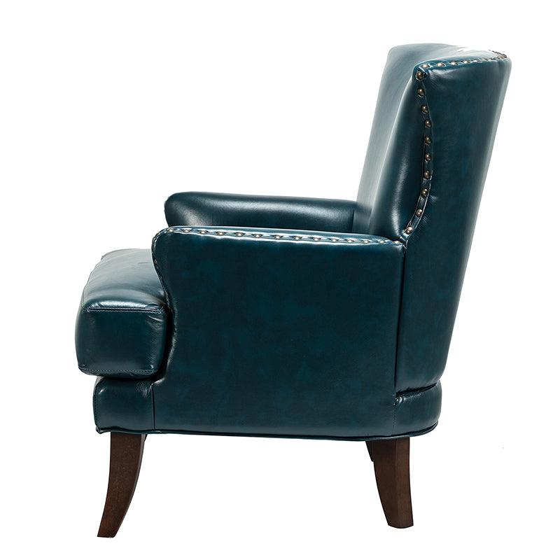 Brooklyn Vegan Leather Armchair - Hulala Home