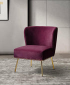 Adalia Velvet Accent Chair - Hulala Home