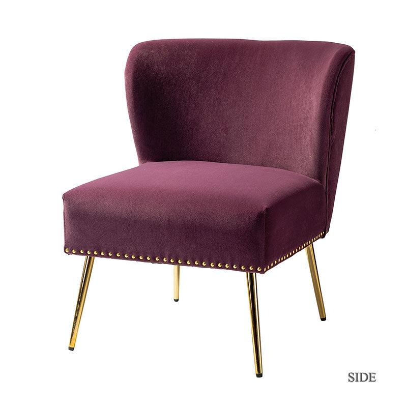 Adalia Velvet Accent Chair - Hulala Home