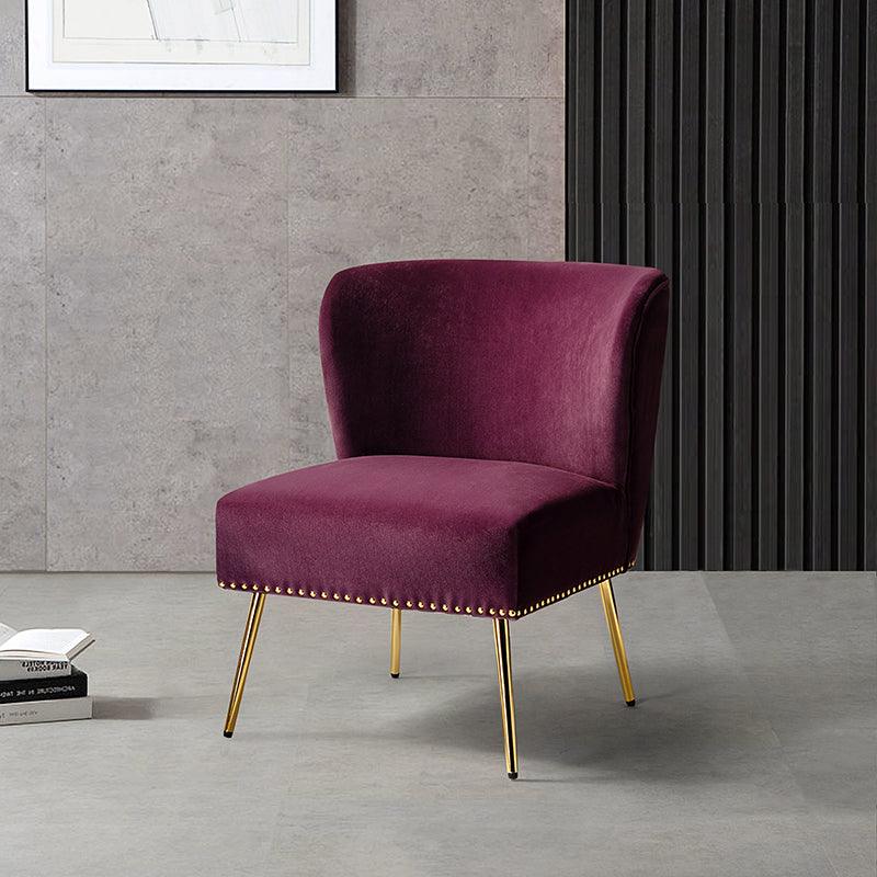 Adalia Velvet Accent Chair - Hulala Home