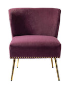 Adalia Velvet Accent Chair - Hulala Home