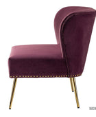 Adalia Velvet Accent Chair - Hulala Home