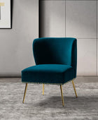 Adalia Velvet Accent Chair - Hulala Home