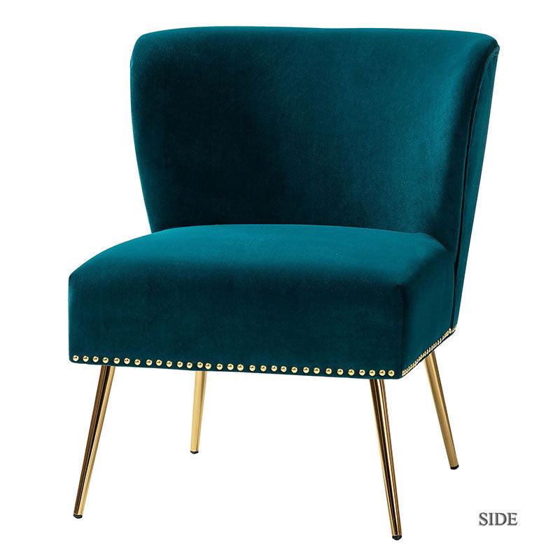 Adalia Velvet Accent Chair - Hulala Home