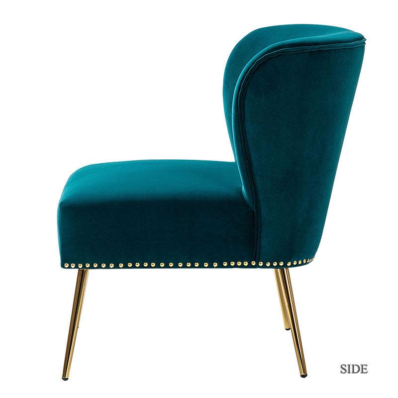 Adalia Velvet Accent Chair - Hulala Home