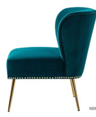 Adalia Velvet Accent Chair - Hulala Home