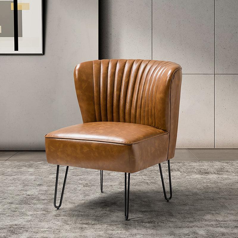 Annabella Vegan Leather Side Chair - Hulala Home