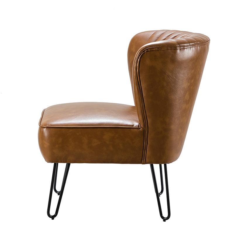 Annabella Vegan Leather Side Chair - Hulala Home