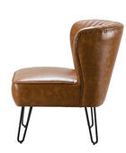 Annabella Vegan Leather Side Chair - Hulala Home