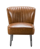 Annabella Vegan Leather Side Chair - Hulala Home