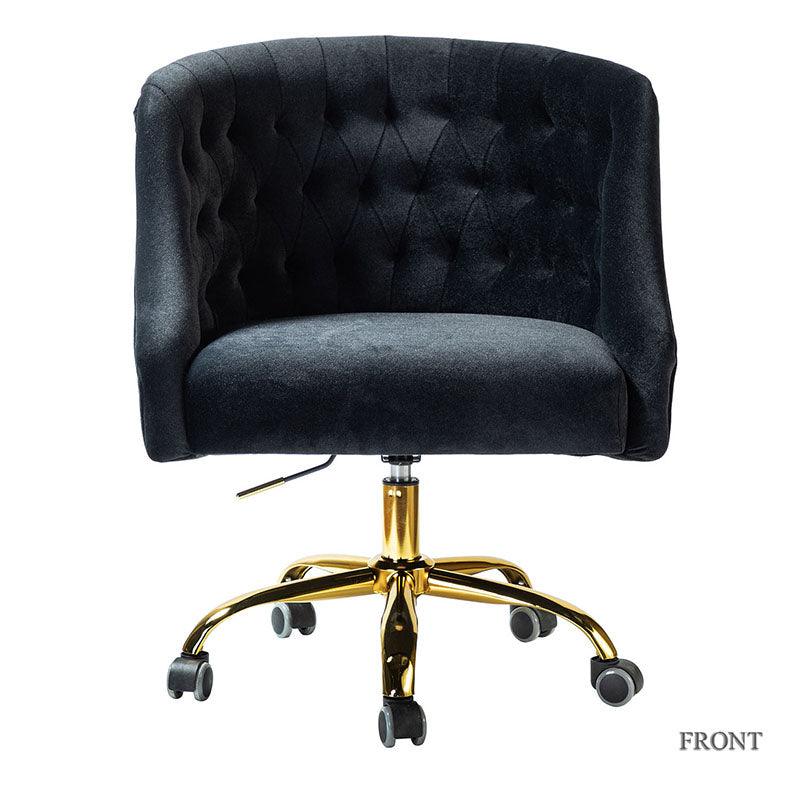 Penelope Velvet Tufted Office Chair - Hulala Home