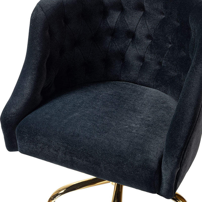 Penelope Velvet Tufted Office Chair