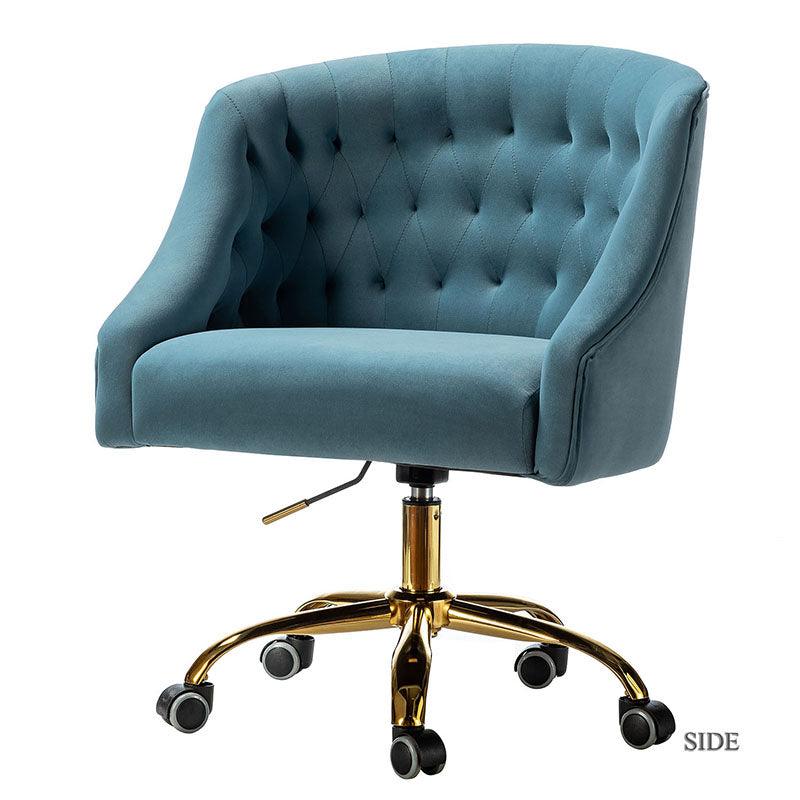 Penelope Velvet Tufted Office Chair - Hulala Home