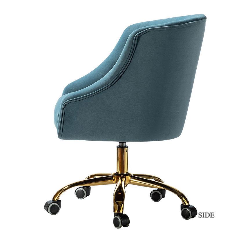 Penelope Velvet Tufted Office Chair - Hulala Home