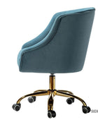 Penelope Velvet Tufted Office Chair - Hulala Home