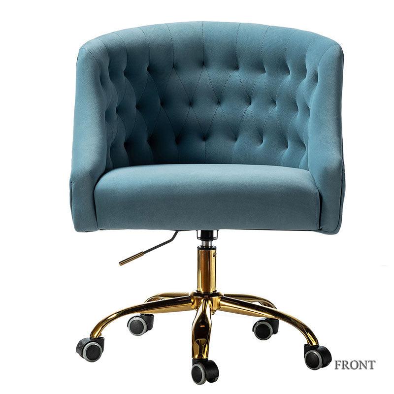 Penelope Velvet Tufted Office Chair - Hulala Home