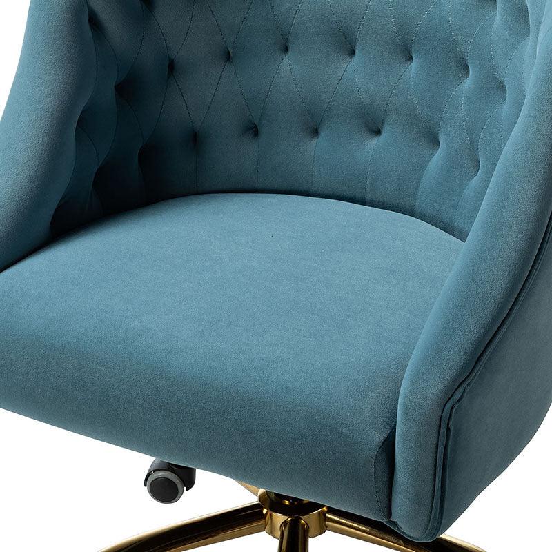 Penelope Velvet Tufted Office Chair - Hulala Home