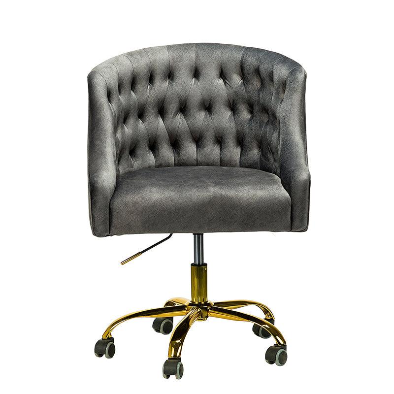 Penelope Velvet Tufted Office Chair - Hulala Home