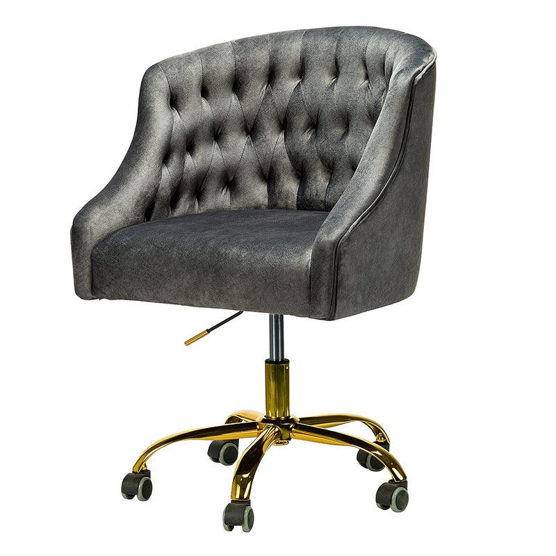 Penelope Velvet Tufted Office Chair - Hulala Home