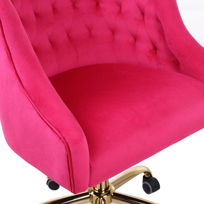 Penelope Velvet Tufted Office Chair - Hulala Home