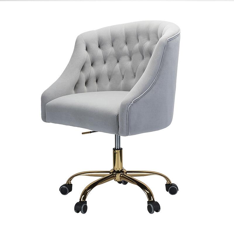 Penelope Velvet Tufted Office Chair - Hulala Home