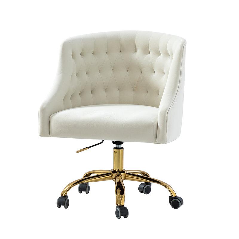 Penelope Velvet Tufted Office Chair - Hulala Home